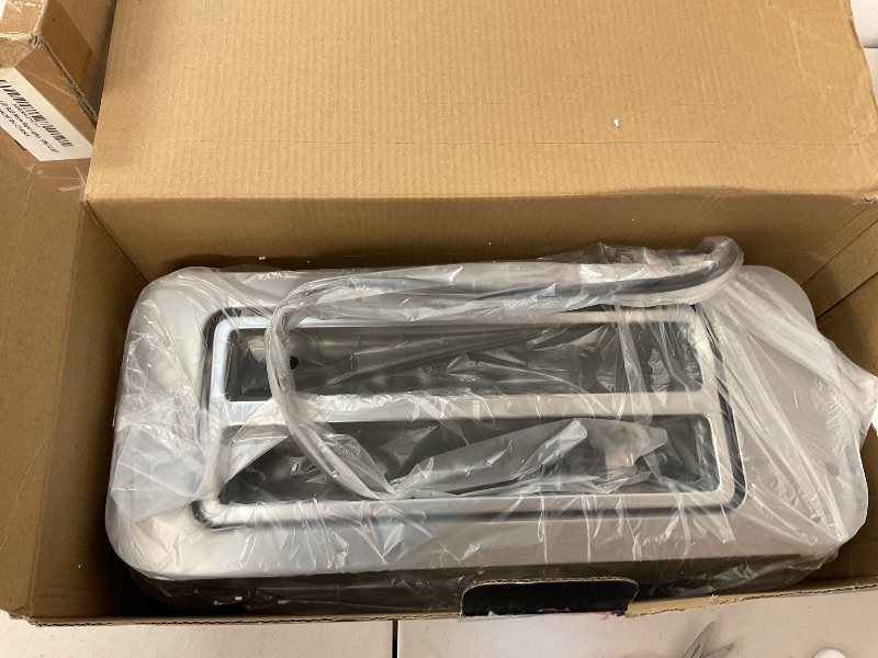 Photo 1 of Mueller UltraToast Full Stainless Steel Toaster 4 Slice, Long Extra-Wide Slots for Bagels and Waffles, 6 Browning Levels, LED Display, Cancel/Defrost/Reheat Functions & Removable Tray, Kitchen Gadgets