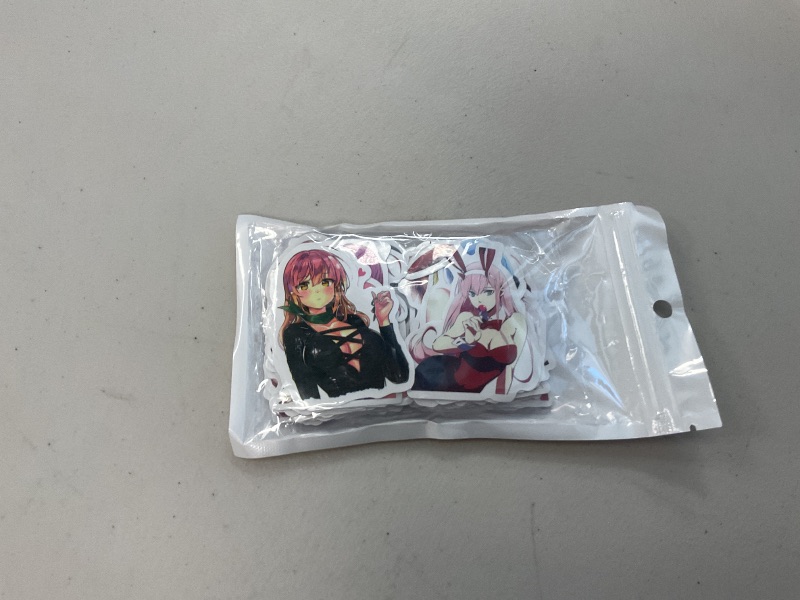 Photo 1 of 100Pcs Kawaii Anime Girl Stickers for Water Bottles Vinyl Waterproof Sexy Anime Girl Stickers for Adults Cute Cartoon Girl Decals Hot Girl Stickers for Laptop Hydroflask Journaling