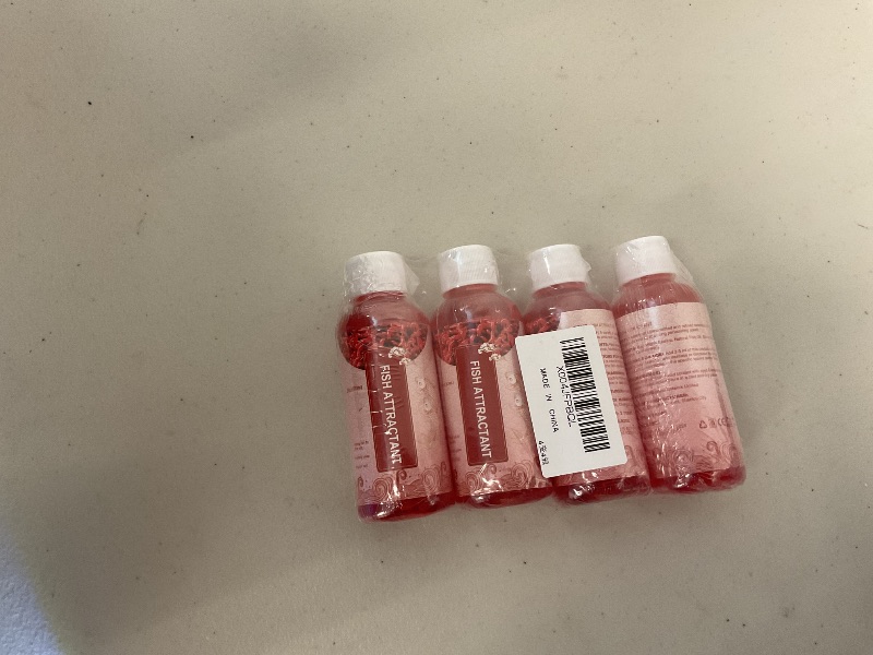 Photo 1 of hengdaodao Red 40 Fishing Lures,Red Worm Liquid Baits & attractant,Fishing Bait,Fishing Liquid,Red Ink Fishing,Bait Fish Additive,Fish Lure Attraction Enhancer for Trout, Cod, Carp, Bass (4 Bottle)