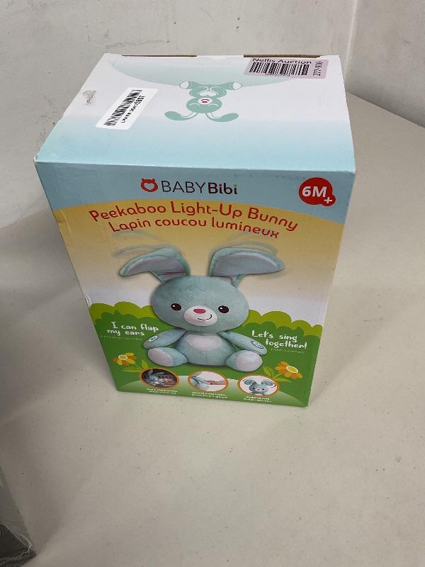 Photo 1 of BabyBibi Bunny Stuffed Animal - Interactive Soft Plush Peekaboo Bunny, 16" Tall - Peek a Boo Toy for Ages 6 Months to 5 Year Old