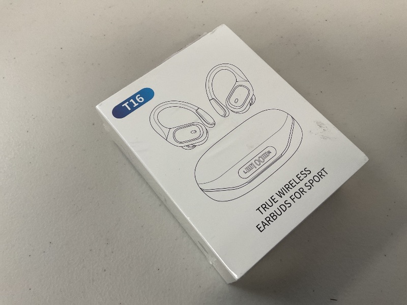 Photo 1 of Wireless Earbuds Bluetooth Headphones 80Hrs Playtime Ear Buds IPX7 Waterproof Sports Earphones Wireless Charging Case Over-Ear Earhooks Headest - Black