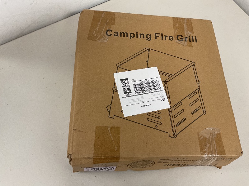 Photo 1 of Portable Fire Pit, Camping Campfire Grill,14inch Detachable Firepits for Outdoor, Heavy Duty fire Barbeque Grill with Kitchen Tongs for Traveling, Camping, Picnicking, Cooking ?
