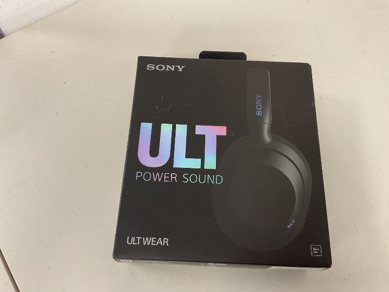 Photo 1 of Sony ULT WEAR Over-Ear Noise Cancelling Bluetooth Headphones with Alexa Built-in, Comfortable Design, 30-Hour Battery, Massive Bass, Black