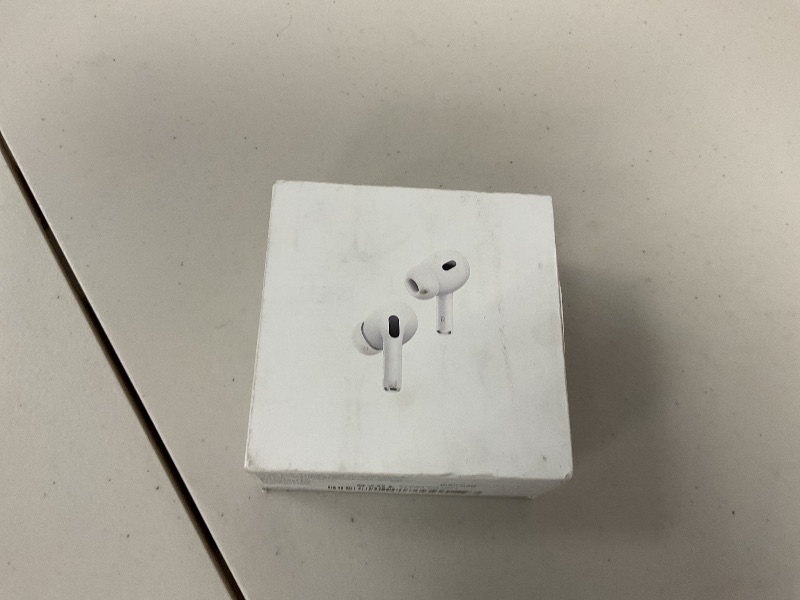 Photo 1 of Apple AirPods Pro 2 Wireless Earbuds, Active Noise Cancellation, Hearing Aid Feature, Bluetooth Headphones, Transparency, Personalized Spatial Audio, High-Fidelity Sound, H2 Chip, USB-C Charging