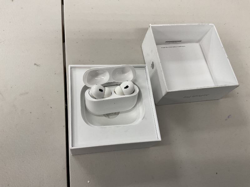 Photo 1 of Apple AirPods Pro 2 Wireless Earbuds, Active Noise Cancellation, Hearing Aid Feature, Bluetooth Headphones, Transparency, Personalized Spatial Audio, High-Fidelity Sound, H2 Chip, USB-C Charging