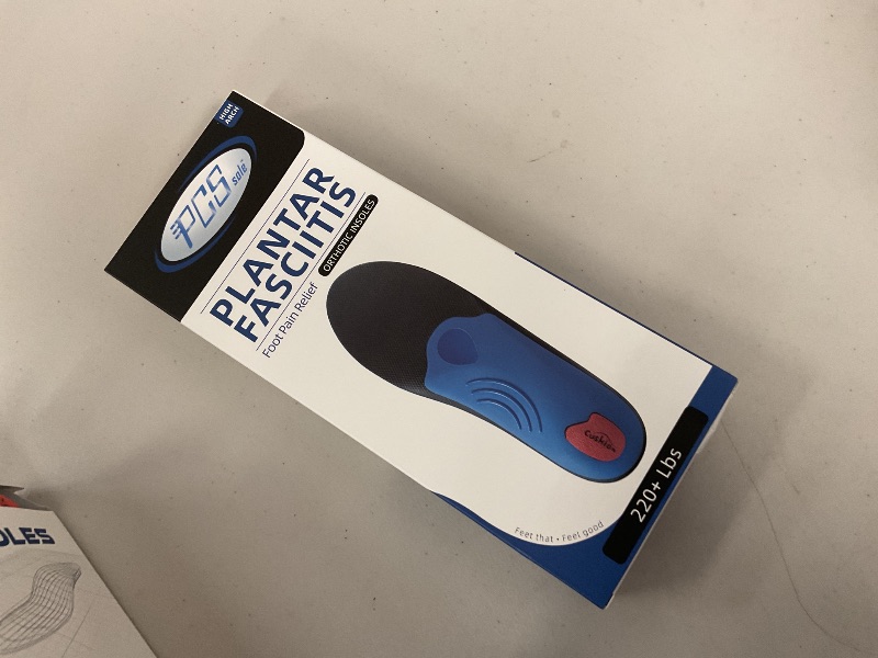 Photo 1 of PCSsole Plantar Fasciitis Insoles for Women Men - High Arch Support Shoe Inserts - Heavy Duty Orthotics Inserts for Flat Feet, Overpronation, Heel Pain - Best Insole for Standing All Day