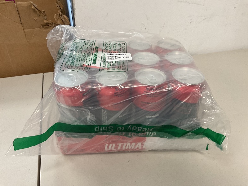 Photo 1 of C4 Ultimate 300mg Caffeine Sugar Free Energy Drink Fruit Punch Pre Workout Performance Drink 16oz (Pack of 12)