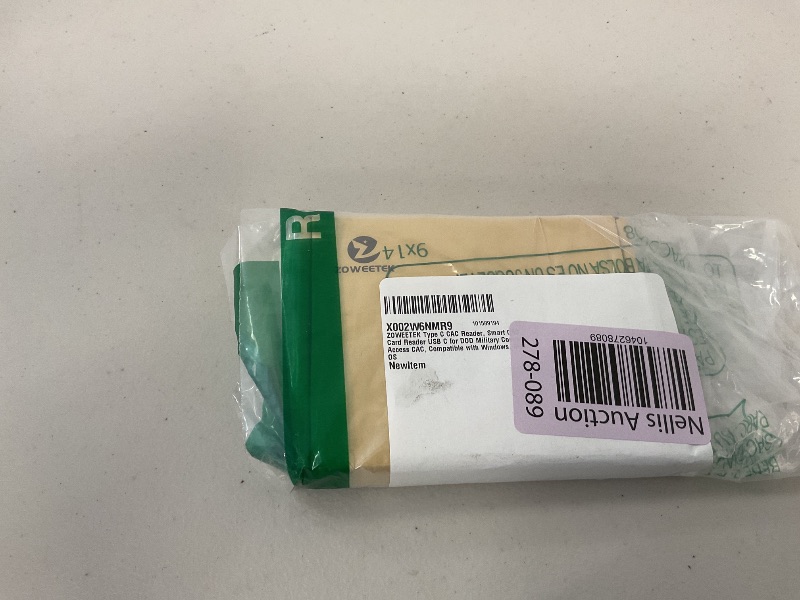 Photo 1 of ZOWEETEK Type C CAC Reader, Smart CAC Card Reader USB C for DOD Military Common Access CAC, Compatible with Windows, Mac OS