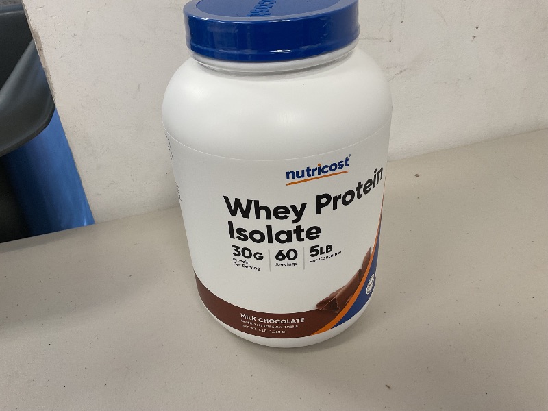 Photo 1 of Nutricost Whey Protein Isolate Powder (Milk Chocolate) 5LBS