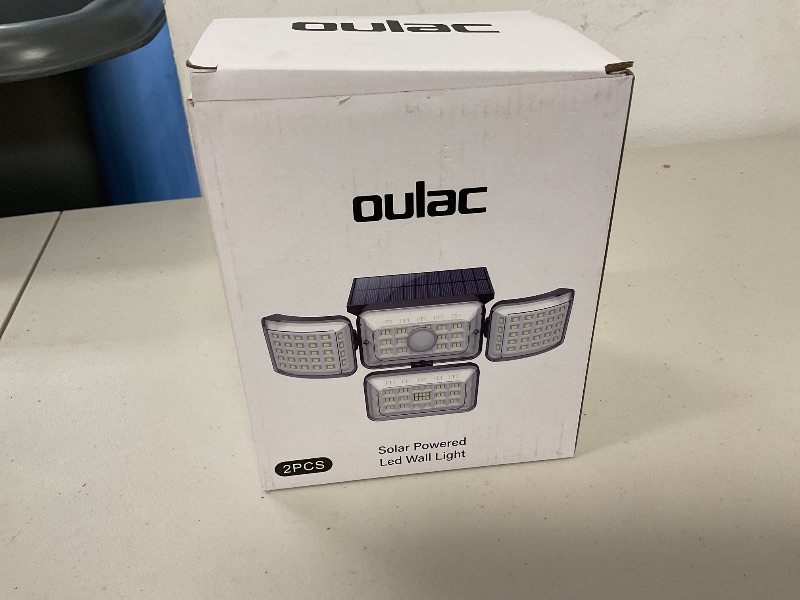 Photo 1 of Oulac Pt2 Solar Outdoor Lights 250 LED 3 Modes IP65 Waterproof Full Coverage Security Flood