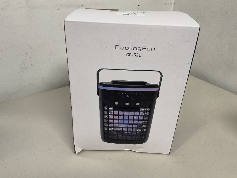 Photo 1 of Portable Air Conditioner, Evaporative Air Cooler, 2-4-8H Timer Auto-Off &Remote, Water Tank, Three ultrasonic nozzles, 3-Speed Personal Air Conditioner Cooling Fan