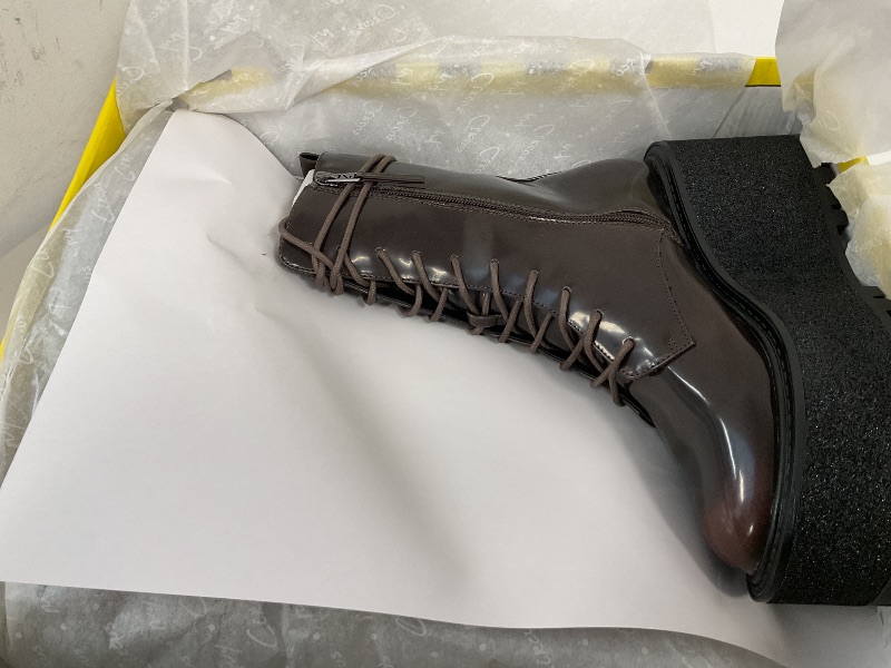Photo 1 of Circus NY by Sam Edelman Women's Slater Combat Boot, Chestnut, 7
