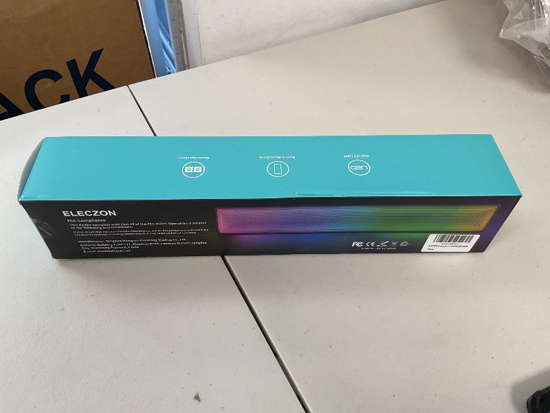 Photo 1 of ELECZON Computer Speakers with Boost Bass, Loud Stereo PC Speaker, for Computer/PC/Desktop/Laptop/Monitor?Gaming/Music/Movies, USB Powered, Button Control, Colored LED Lights, Gift for Him, Black