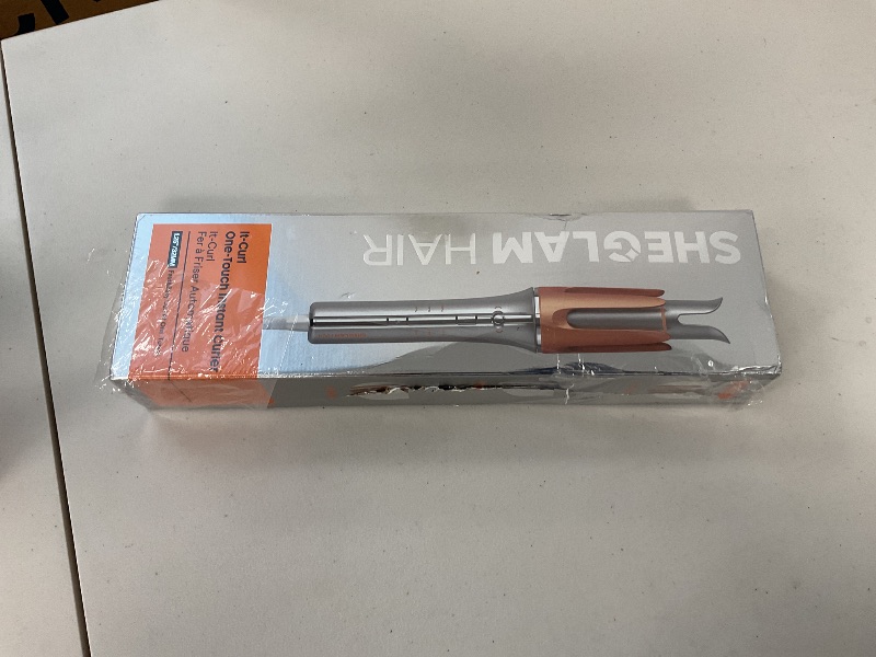 Photo 1 of SHEGLAM Automatic Curling Iron 1 1/4 inch with 3 Temperatures Fast Heating, 2-Way Rotation, Anti-Scald, Anti-Tangle Rotating, Automatic Shut-Off for Hair Styling