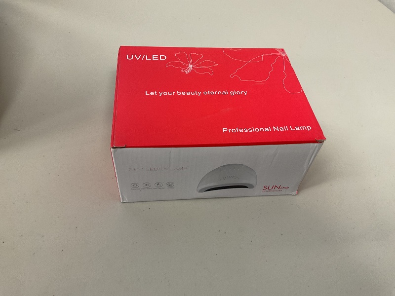 Photo 1 of Cycullinyt UV LED Nail Lamp, Professional 48W Nail Dryer for Gel Polish UV Light with 3 Timers (5s/30s/60s) & Auto Sensor, Portable Nail Light for Home & Salon Use, Optimal Gift for Women and Girls