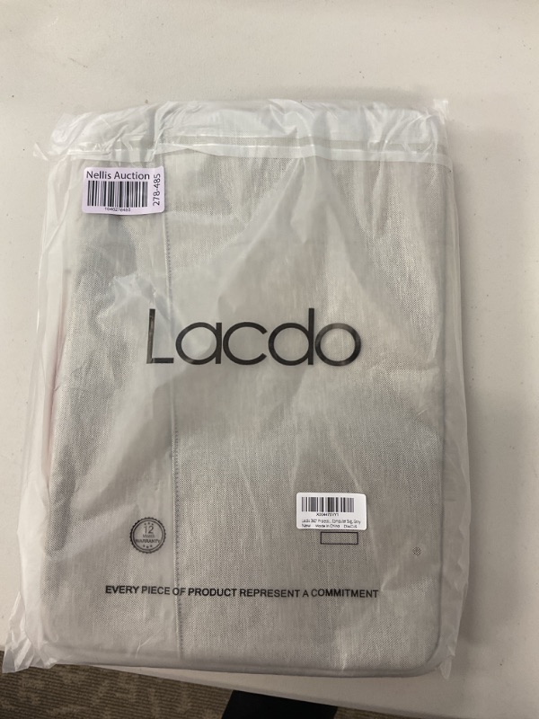 Photo 1 of Lacdo 360° Protective 15-16 inch Laptop Sleeve Case for 15-15.6 inch Acer HP Lenovo Dell ASUS Laptop, 16 inch New MacBook Pro M4/M3/M2/M1 Pro/Max A3403 A3186 A2991 A2780 2024-2019 Computer Bag, Gray