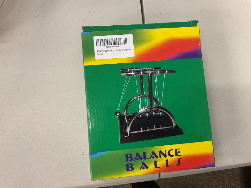 Photo 1 of ANNPER Newton's Cradle – Fun Desktop Kinetic Balance Balls for Home & Office. Perfect for Stress Relief, Science Learning & Physics Education. Engaging Desk Toy for Kids & Adults!