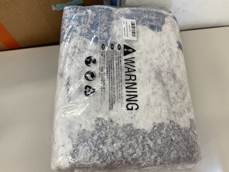 Photo 1 of Modern Abstract Area Rug - 6x9 Area Rug Carpet, Non-Slip Non-Shedding Washable Rugs for Living Room and Bedroom, Blue, 6' x 9'