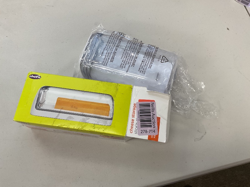 Photo 1 of Chef'n 2-in-1 Cheese Slicer Storage Container, Gift For The Cheese Lover