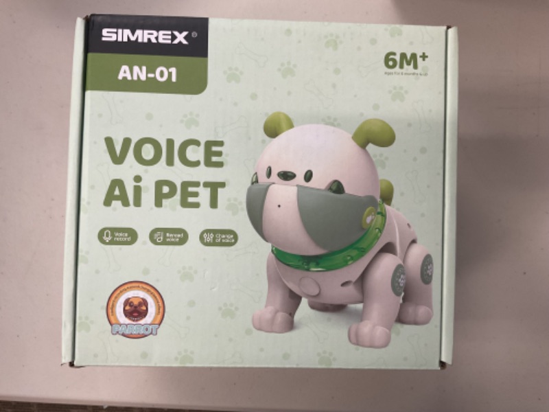 Photo 1 of SIMREX Robot Dog Toys for Kids,Remote Control Robot Pet Puppy Dog with Dancing Music Recording Function,Gift for Toddler Boys Girls,Green