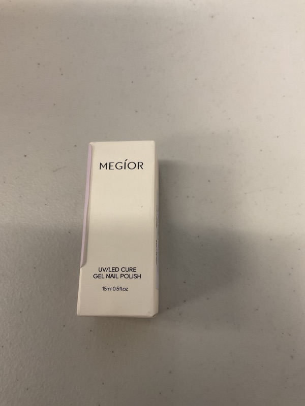 Photo 1 of MEGIOR Grey Green Gel Nail Polish 15ML - Soak Off UV LED Toned Down Gel Polish for Long Lasting Manicure & DIY Salon Gel Nail Art
