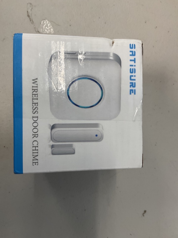 Photo 1 of Door Chime, Satisure Wireless Door Open Contact Sensor Alarm Chime with 600 FT Range 58 Chimes 5 Volume Levels LED Indicators, Door Ringer Alert for Business/Store/Home/Office When Entering