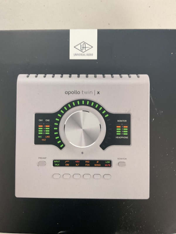 Photo 1 of Universal Audio Apollo Twin X QUAD Gen 2 Essentials + Edition Thunderbolt 3 Audio Interface