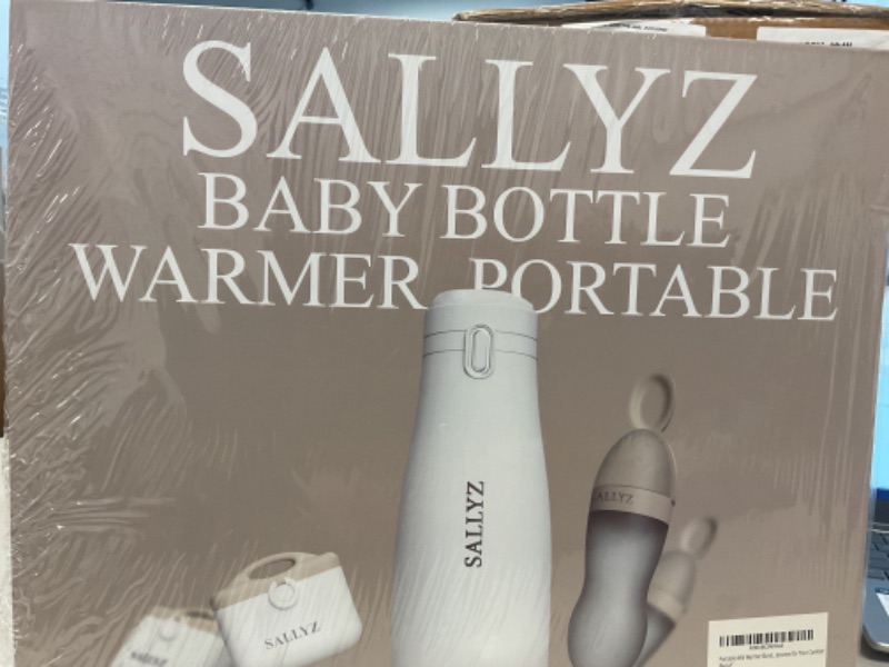 Photo 1 of Sallyz Nomad Portable Bottle Warmer – Wireless Baby Milk Warmer with 10500mAh Battery – Includes 2 Spoons & 2 Breastmilk Containers – Travel Baby Essential for Moms on The Go