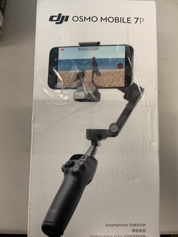 Photo 1 of DJI Osmo Mobile 7P Gimbal Stabilizer for iPhone, Android, Native Tracking, Lighting, 3-Axis Phone Gimbal, Quick Launch, One-Tap Edit, Built-in Extension Rod & Tripod, 10hrs Use, Phone Charging