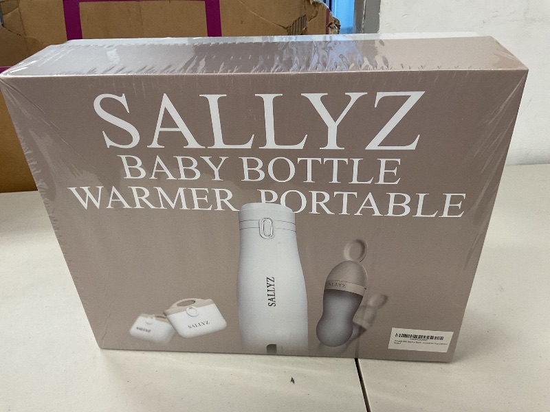 Photo 1 of Sallyz Nomad Portable Bottle Warmer – Wireless Baby Milk Warmer with 10500mAh Battery – Includes 2 Spoons & 2 Breastmilk Containers – Travel Baby Essential for Moms on The Go