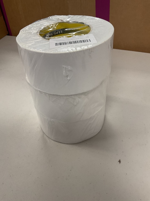 Photo 1 of LLPT Double Sided Woodworking Tape 2.5" x 90Ft Each 3 Pack Double Face Turner Woodworker Adhesive Tape Removable Residue Free for Wood Template (WT2590W3)
