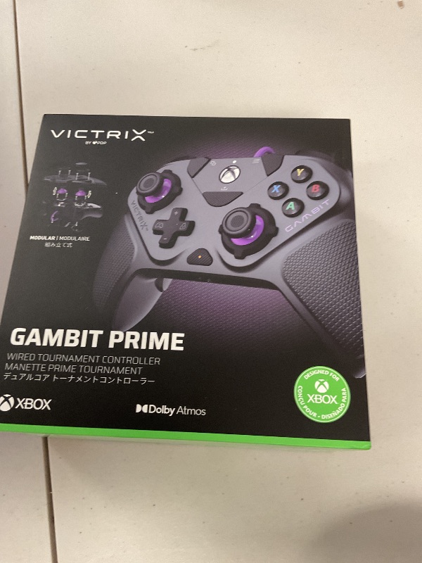 Photo 1 of Victrix Gambit Prime Wired Tournament Controller - Xbox Series X|S, Xbox One, and Windows 10/11 PC