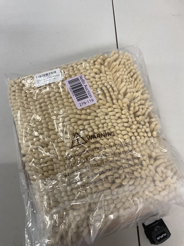Photo 1 of Softstep Premium Luxury Bathroom Rugs 36x24, Extra Soft Absorbent Bath Mat, Quick Dry Bath Rugs, Chenille Machine Washable Non-Slip Carpet, Mats for Tub & Shower, Home Decor Accessories, Plush Beige