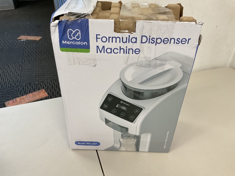Photo 1 of Mercalon Instant Formula Maker, Fast and Customizable Formula Dispenser Machine with Accurate Temperature Control for Baby, Automatic Powder Blending for All Brands of Bottle and Formula, Black/White