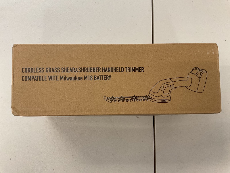 Photo 1 of Cordless Hedge Trimmer Compatible with Milwaukee 18V Battery 2 in 1 Grass Trimmer for Yard & Lawn Care(Battery not Included)
