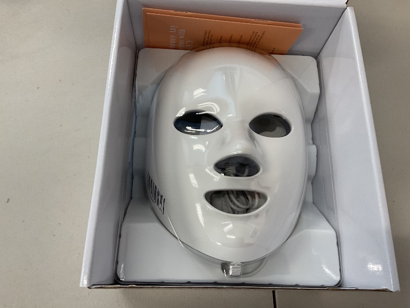 Photo 1 of NEWKEY Red Light Therapy Mask for Face,LED Face Mask Light Therapy for Wrinkles Fine Lines, At-Home Photon Skin Care Beauty Mask for Anti-Aging