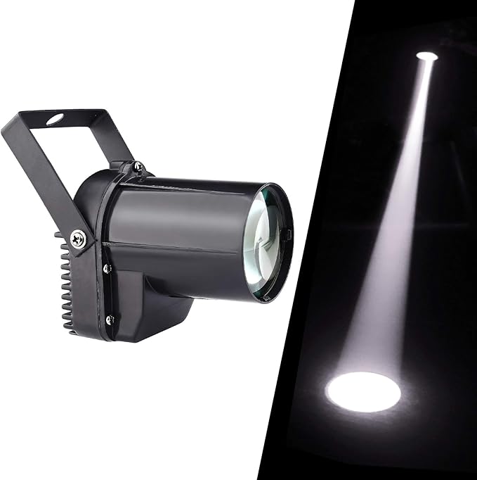 Photo 1 of
Disco Ball Spotlight LED Pinspot Light - Motorized Mirror Ball Party Light