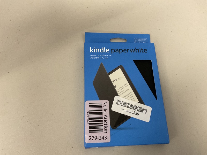 Photo 1 of Amazon Kindle Paperwhite Case (11th Generation), Thin and Light, Foldable Protective Cover - Leather