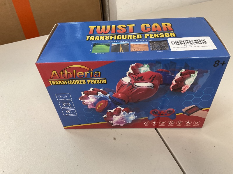Photo 1 of ATHLERIA Spider Gesture Sensing RC Stunt Car Toys for Boys Age 8-13,Hand Remote Control Cars,Drift Rc Car with Lights,Twist,Easter Chritmas Birthday Gift Ideas for Boy Girls Kids 678910+ Year