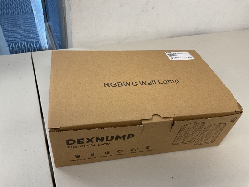 Photo 1 of Dexnump Rechargeable Wall Sconce Set of 2, 1000mAh Wireless Wall Picture Light Lamp for Bedroom, 13 Colors, 100Lumen, Adjustable Brightness, Timer