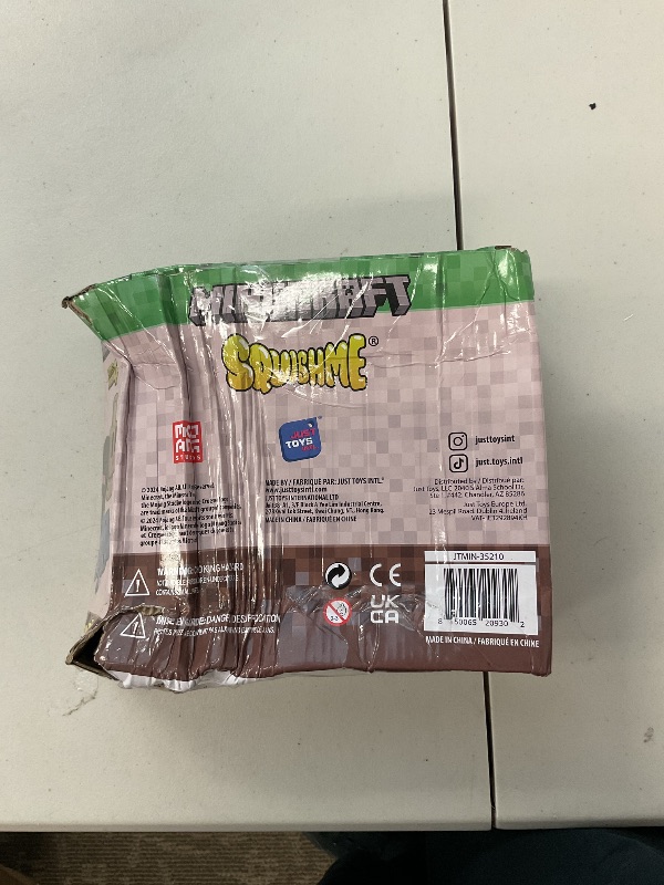 Photo 1 of Officially Licensed Minecraft SquishMe Series 4 Collector’s Box – Metallic Strawberry?Scented, 5 Characters (Enderman, Bunny, Llama, Dolphin, Polar Bear) – Soft PU Foam Gift for Ages 3+