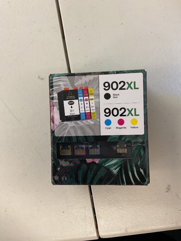 Photo 1 of 902XL Ink Cartridge Combo Pack Compatible for Hp 902xl Ink Printers for 902XL Ink Cartridges Work for HP Officejet Pro 6978 6968 6970 6960 Printers (BCMY