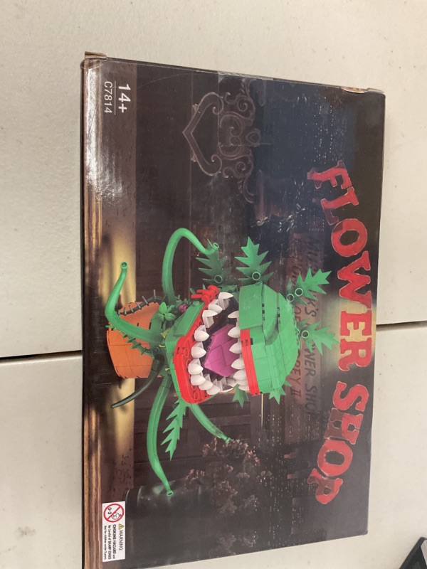 Photo 1 of Audrey II Building Blocks Set - Compatible with LEGO, Piranha Flower Little Shop of Horrors Building Kit, 303 Pieces
