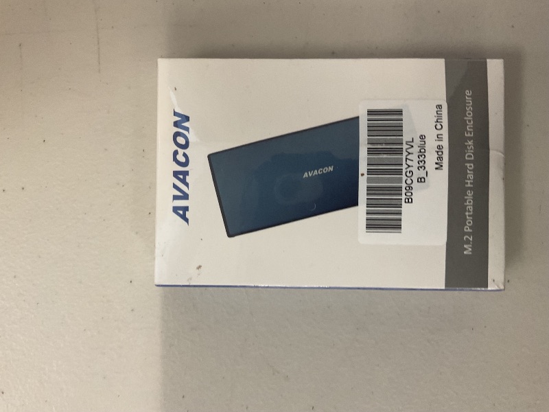Photo 1 of AVACON M.2 NVMe Enclosure, Tool-Free 10Gbps USB 3.2 Gen 2 M.2 Enclosure for NVMe PCIe M-Key M+BKey SSD in 2230/2242/2260/2280, with USB A to C and USB C to C Cable