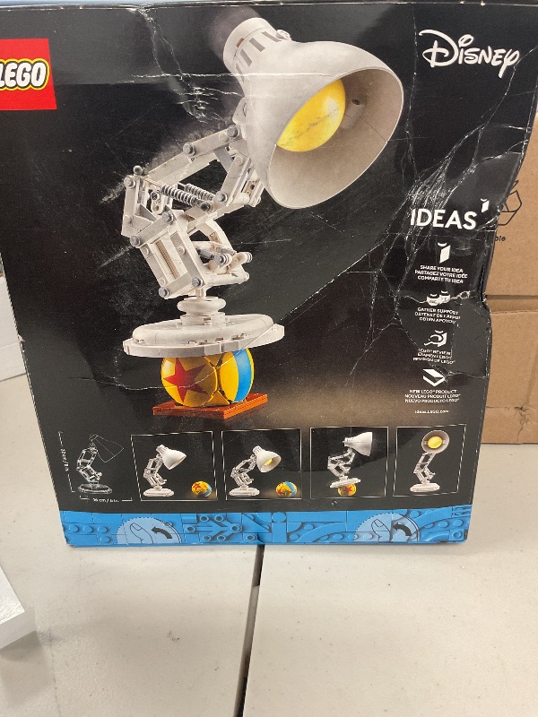 Photo 1 of LEGO Ideas Disney Pixar Luxo Jr. - Room Decor and Building Set for Adults - Office and Desk Decor for Women and Men, Ages 18+ - Brick-Built Lamp DIY Kit - Collectible Gift Idea for Movie Fans - 21357