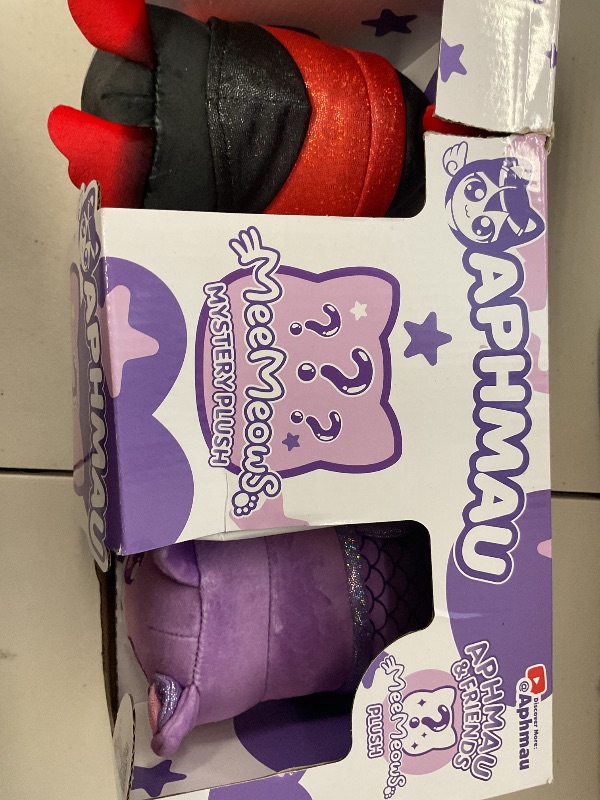 Photo 1 of Aphmau 6” MeeMeow Plush 3-Pack, Friends Surprise Box That Includes 2 Friends + 1 Exclusive Mystery, Official Merch