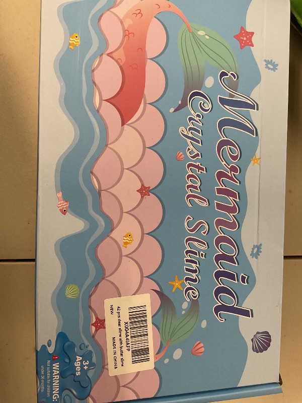 Photo 1 of 116pcs Large Package Slime Party Favors Kit, Boys and Girls 4-12 Relieve Stress Gift with Butter Clear Slime Clear Mix ins, Mermaid Charm Etc. Perfect Birthday DIY Toy for Kids 6-10