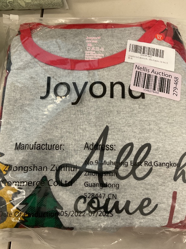 Photo 1 of Joyond Kids Family Matching Christmas Holiday Sets, Snug Fit 100% Cotton, Adult, Men, Women, Big Kid, Toddler,Pajama Set, Car, Grey, XL