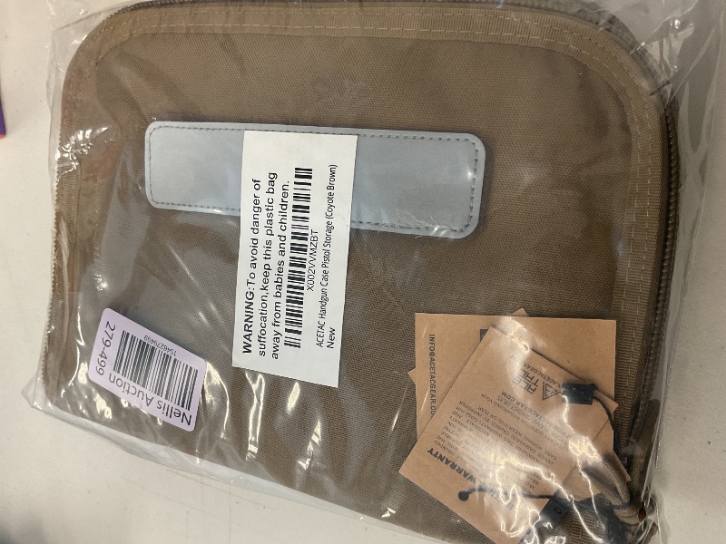 Photo 1 of ACETAC [3-Pack Tactical Handgun Case Pistol Storage with Reflective Patch, Universal CCW Holster Wrap, Hook and Loop Mag Panel (Coyote Brown)