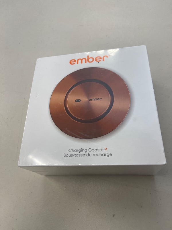 Photo 1 of Ember Charging Coaster 2, Wireless Charging for Use with Ember Temperature Control Smart Mug, Copper